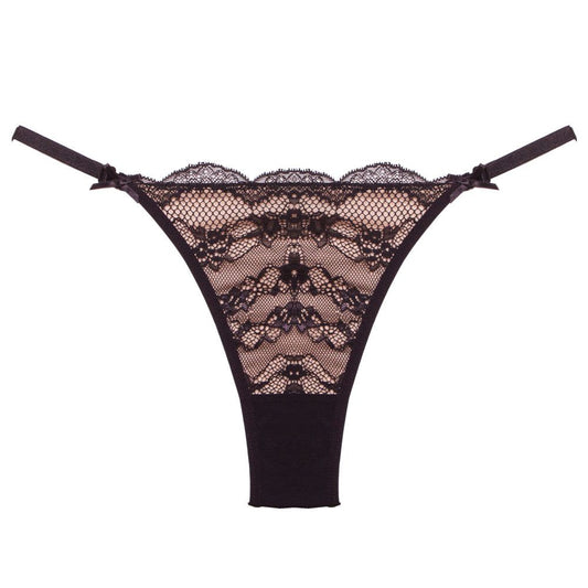 Black Lace Thong