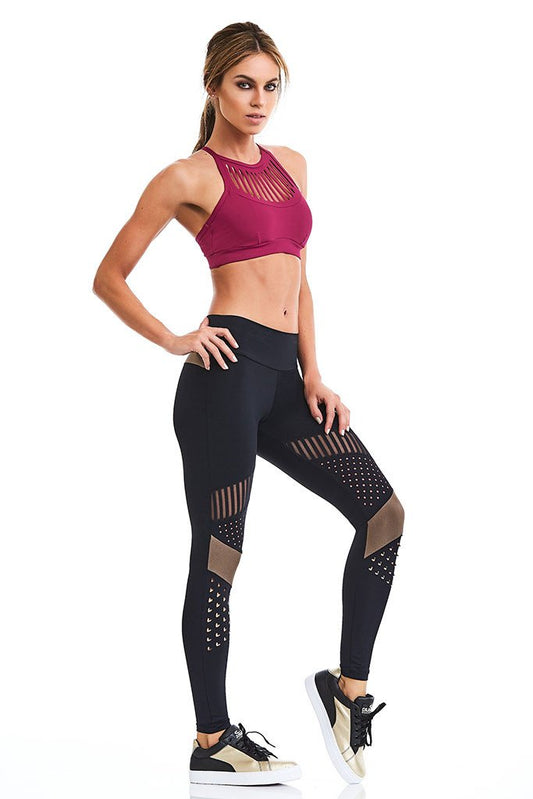 Caju Brasil Rock Laser Crossfit Leggings