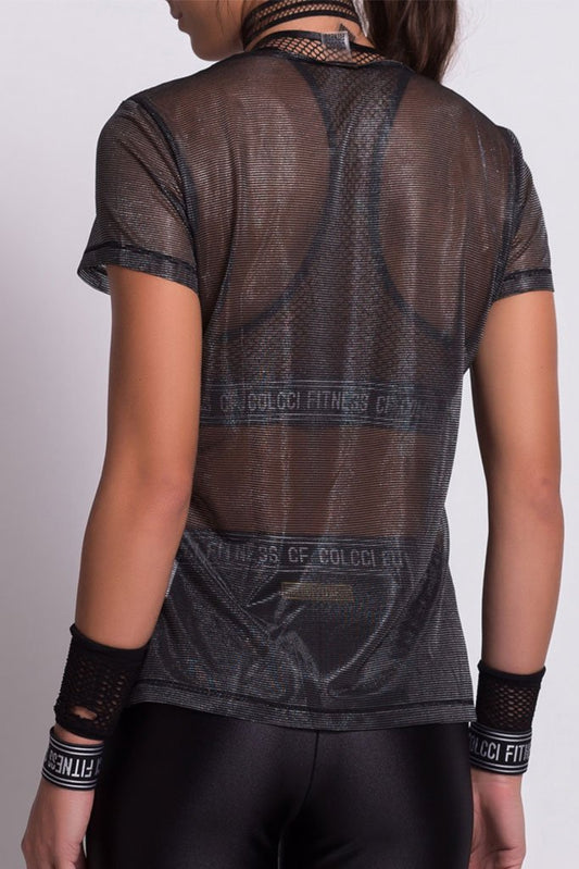 Colcci Fitness Bright Mesh Workout T-Shirt