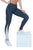 Bia Brazil White Hollow Mesh Panels Gray Gym Legging-SexyHint