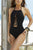 BLACK STRAPPY SWIMSUIT-SexyHint