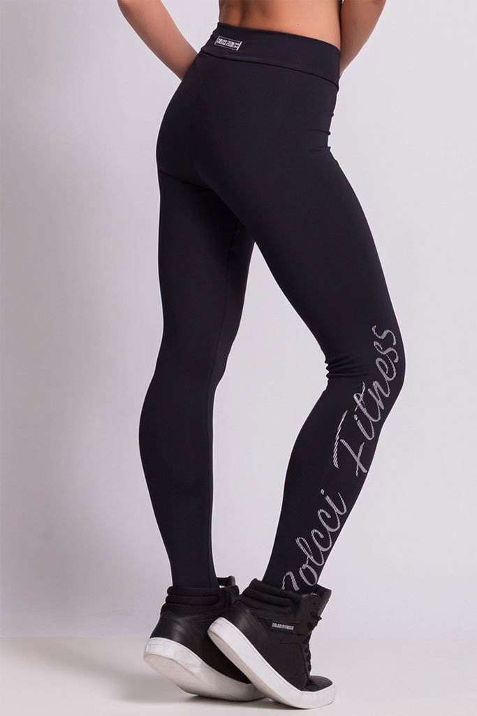 Colcci Fitness Basic Black Hiking Leggings