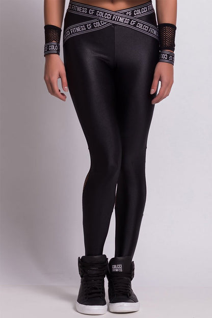 Colcci Fitness Crossed Waistband Crossfit Legging