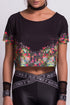 Colcci Fitness Floral Paint Outwear T-Shirt