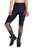 Colcci Fitness Full Black Shin Meshed Workout Pants-SexyHint