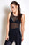Colcci Fitness Fully Meshed Black Workout Tank-SexyHint