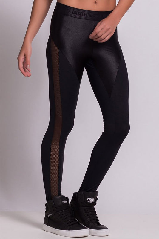 Colcci Fitness Sided Mesh Workout Legging