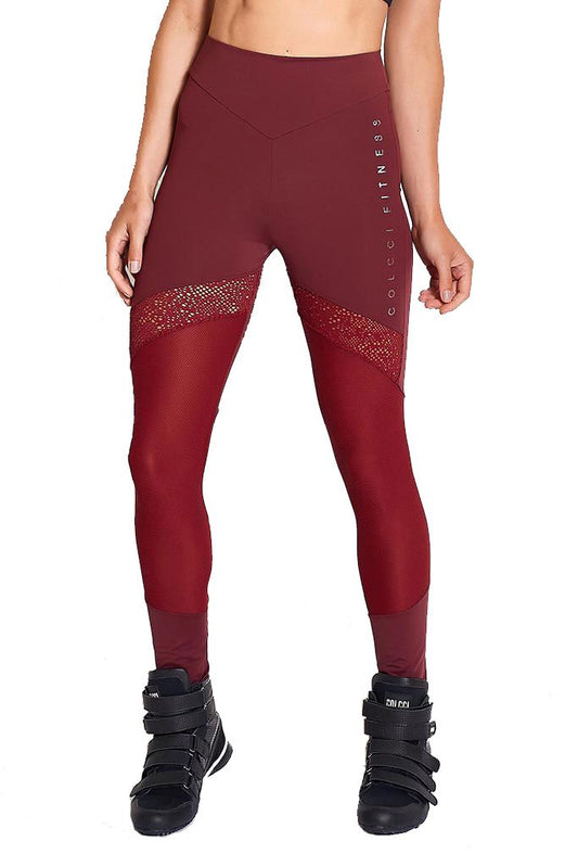 Colcci Fitness Super Fashion Meshed Thights Workout Legging