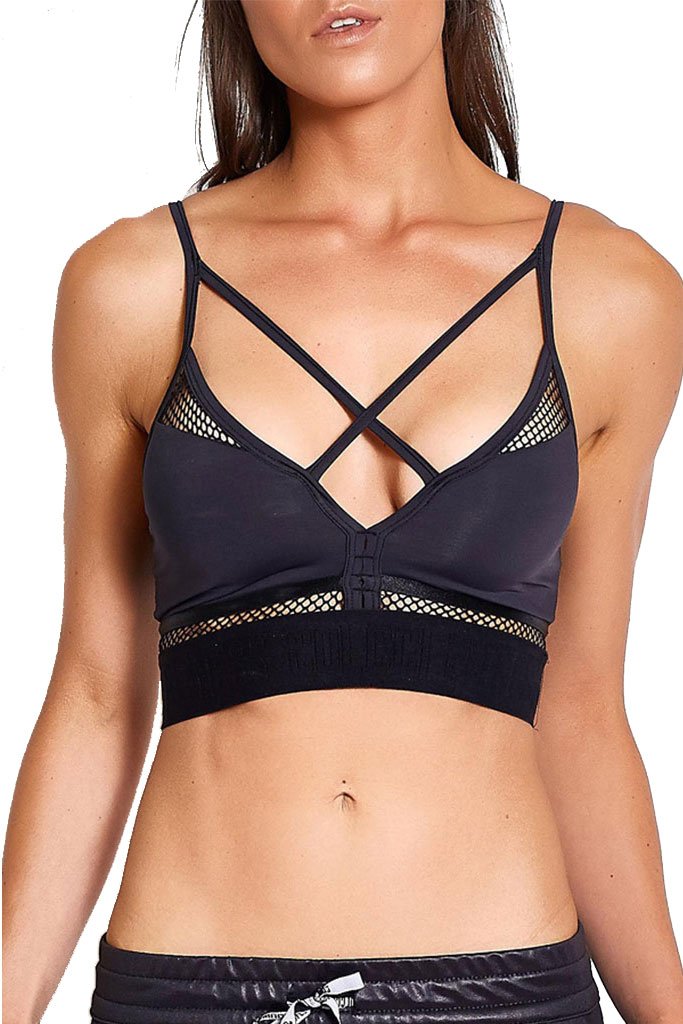 Colcci Fitness Super Fashion Strappy Chest Cropped Workout Sports Bra