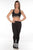 Garota Fit Archieve Active Black Yoga Pants-SexyHint