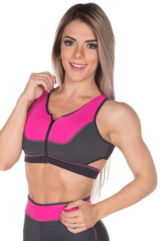 Garota Fit Start Today Fashion Workout Sports Bra