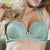Green Lace Balconette Bra and Panty-SexyHint