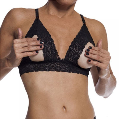 Lace Open Cup Bra Sexy Top Transparent Lace Underwear Open Chest Bralette