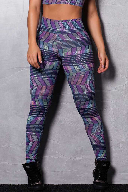 Multicolor Frequency Yoga Pants