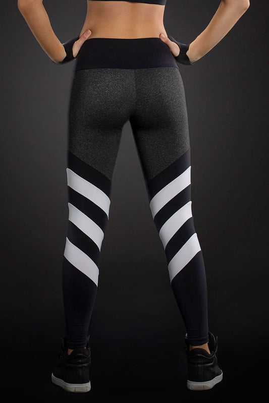 Oxyfit Black Shades Traffic Workout Leggings