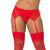Red Lace Garter Belt-SexyHint
