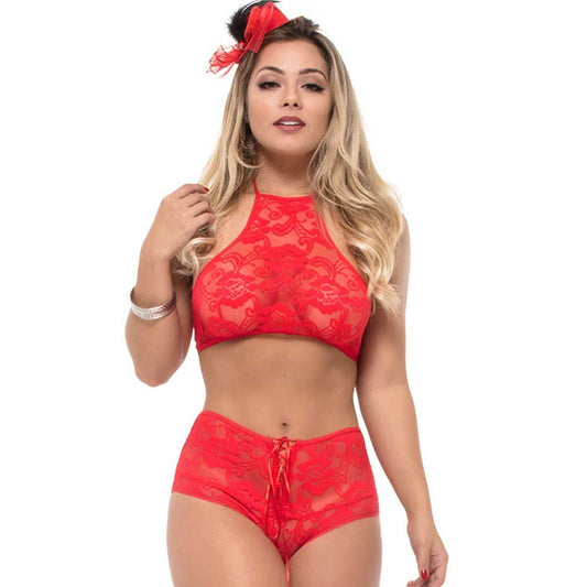 Red Lingerie Set