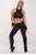 Superhot Black Tiger Texturized Workout Pants-SexyHint