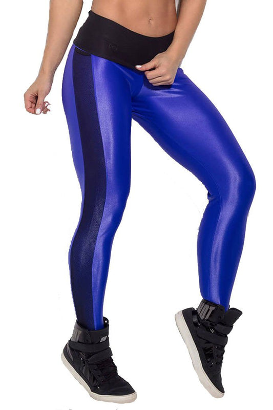 Superhot Brutal Blue Cirre Workout Legging