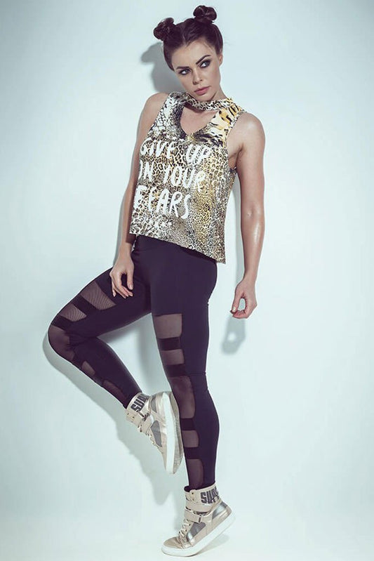 Superhot Poise Black Bodybuilding Legging
