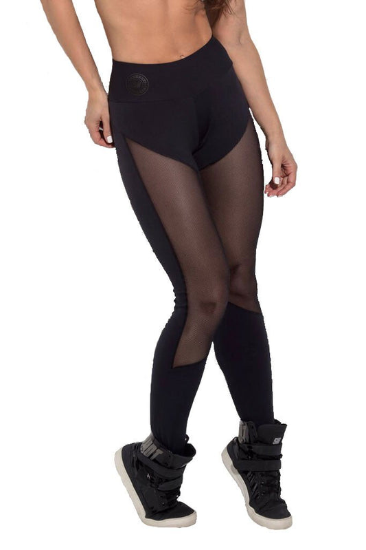 Superhot Sexy Long Meshed Thighs Workout Leggings