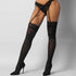 Thigh High Stockings With Garter Attachment