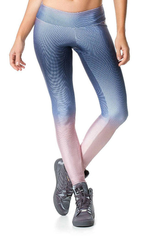 Vestem Soft Blue Gradient Sexy Workout Leggings