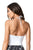 Vestem White Breast Mesh Cropped Fashion Workout Sports Bra-SexyHint